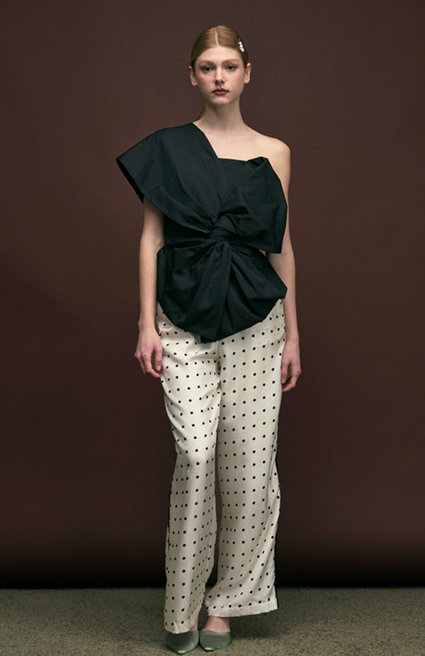 One Shoulder Bow Top