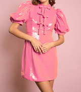 Sunset Sequin Bow Dress