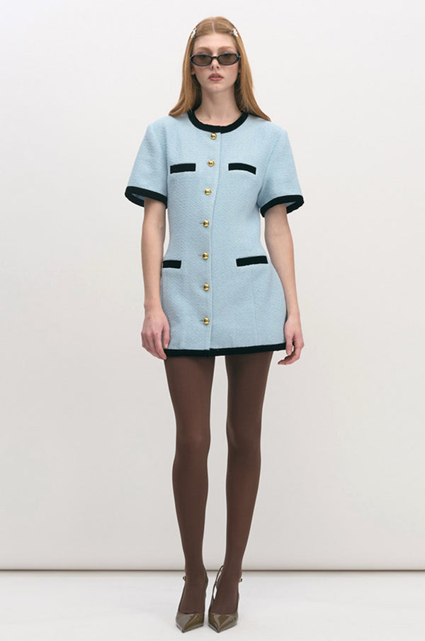 Button Down Mini Dress