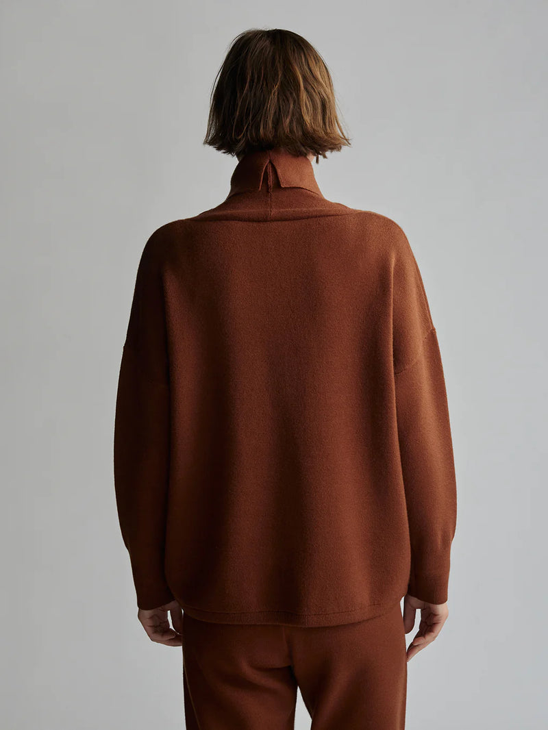 Cavendish rollneck knit tortoise Mckenzie James