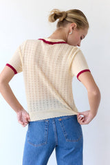 All Over Pointelle Cardigan -