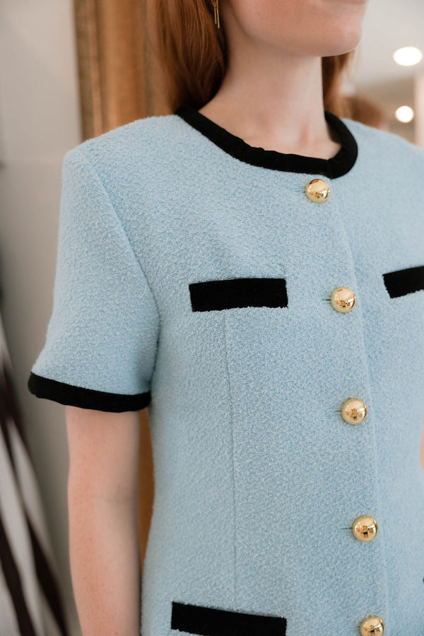 Button Down Mini Dress