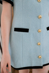 Button Down Mini Dress