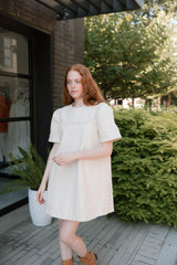 Quincey Drill Mini Dress