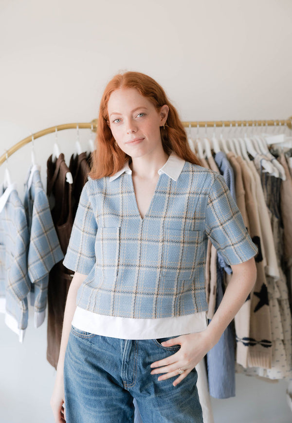 Wynn Boxy Plaid Shirt