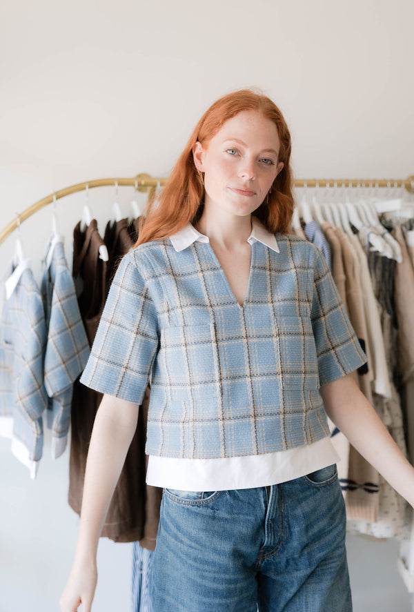 Wynn Boxy Plaid Shirt