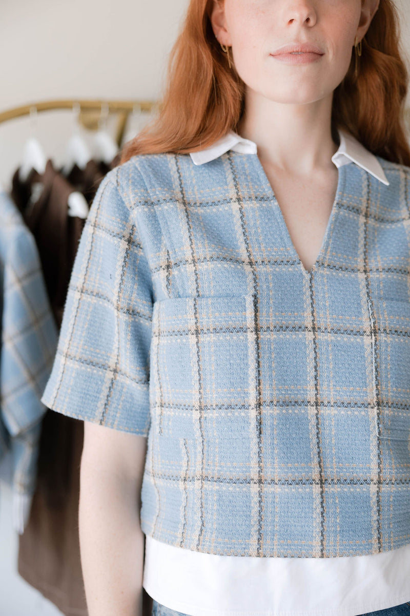 Wynn Boxy Plaid Shirt