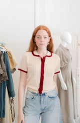 All Over Pointelle Cardigan -