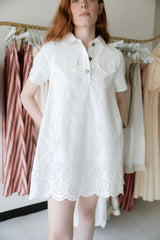 Denim Eyelet Dress
