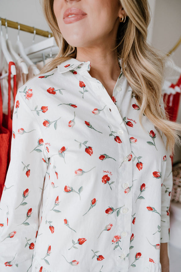 The Drop Waist Shirt Dress