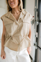 Lou Sleeveless Blouse