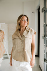 Lou Sleeveless Blouse