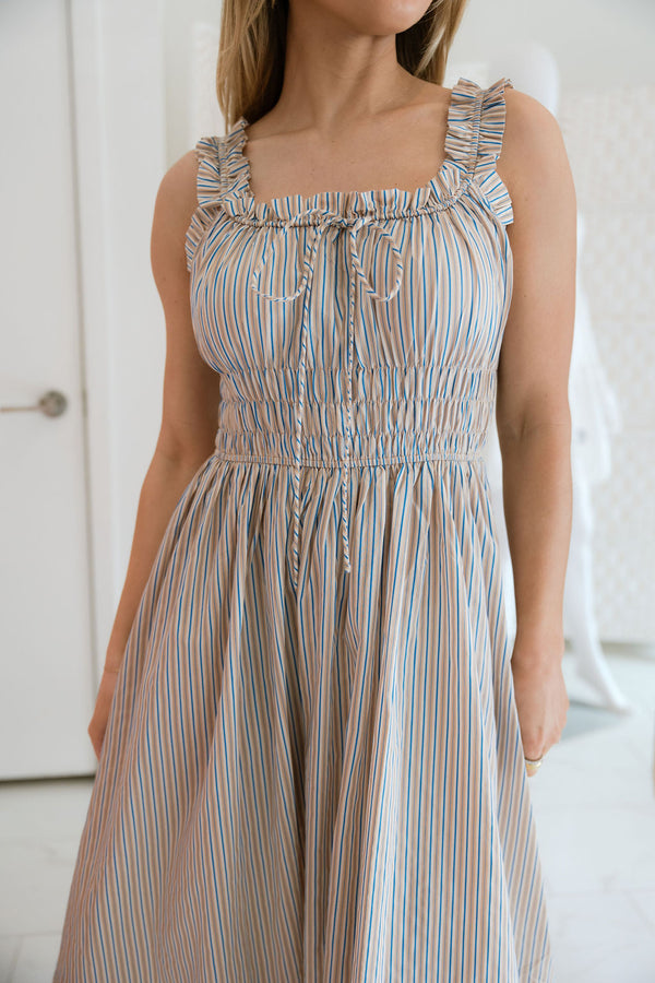 Louisiane Striped Dress