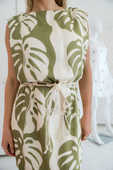 Mid Summer Palm Mini Dress