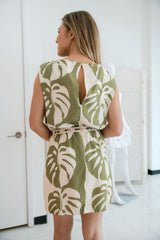 Mid Summer Palm Mini Dress