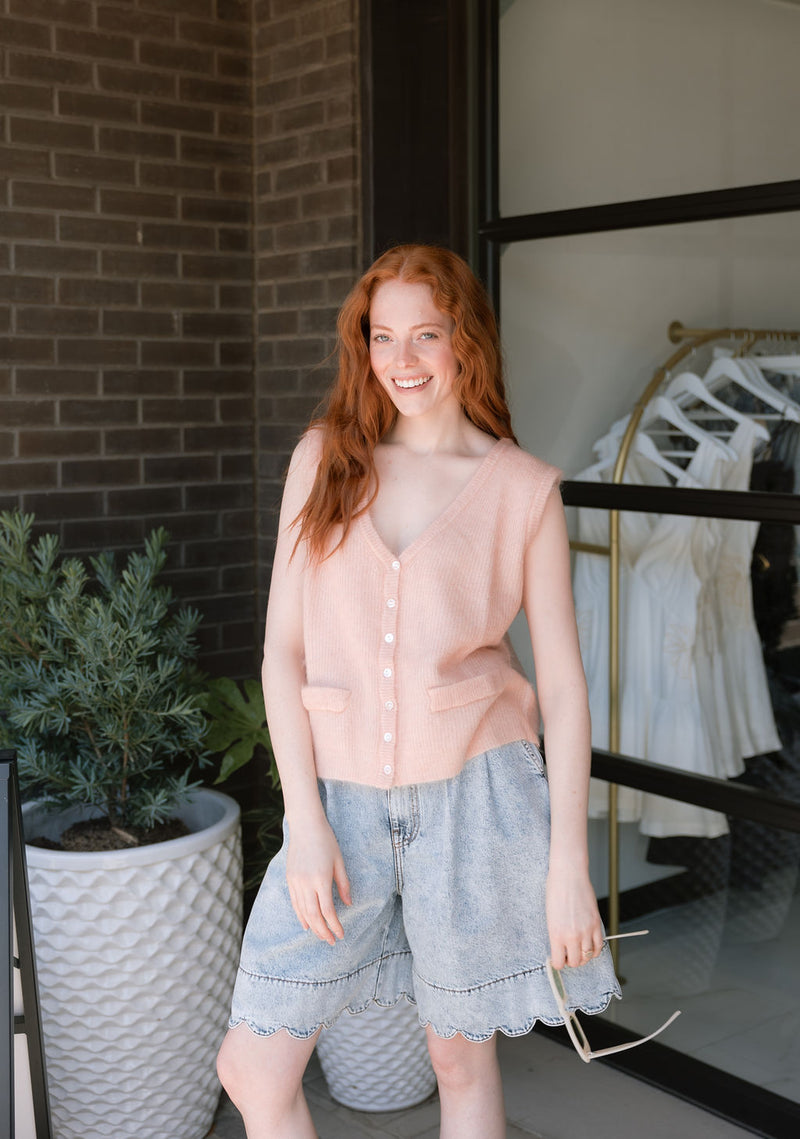 Melza Sleeveless Sweater