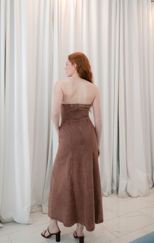 Britt Denim Midi Dress