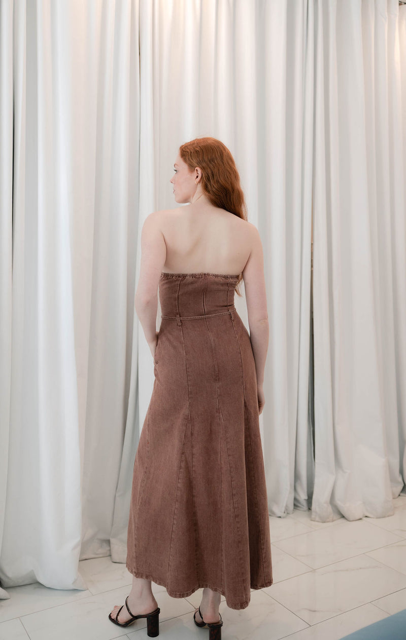 Britt Denim Midi Dress