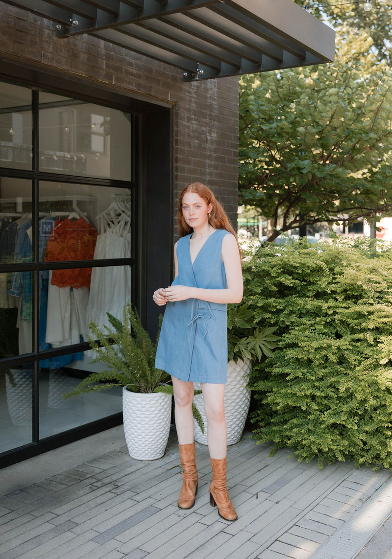 Beckett Denim Mini Dress