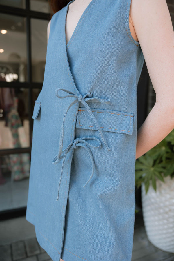 Beckett Denim Mini Dress