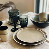 Glass goblet Black Face