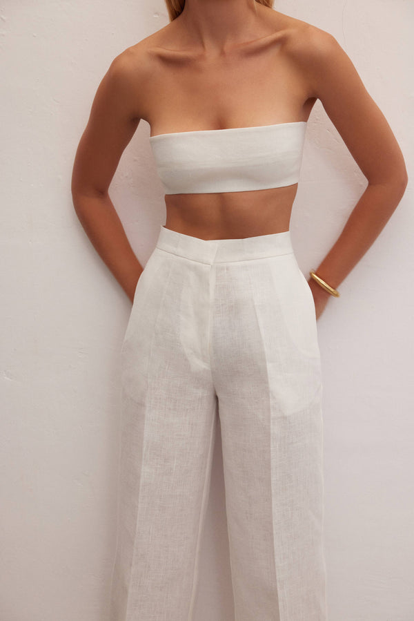 Nyx Pants High-Waisted Linen Trousers