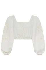 Cora Linen Blouse