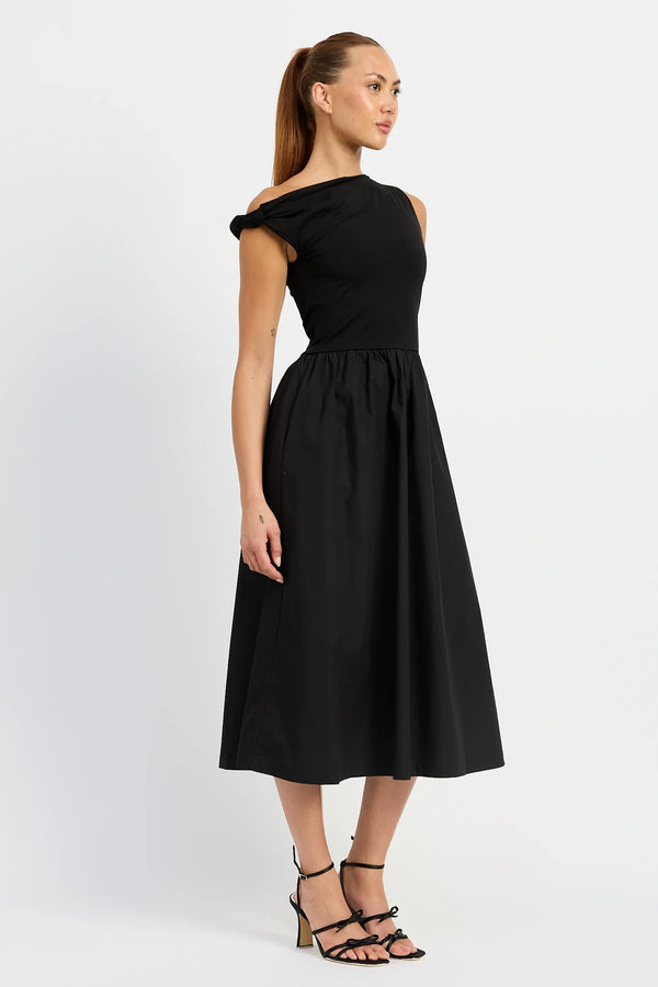 Black Asymmetrical Dress