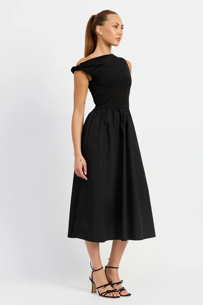 Black Asymmetrical Dress
