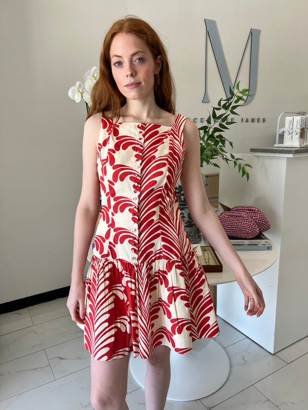 Sleeveless Flare Mini Dress