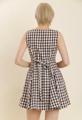 Gingham Swing Dress