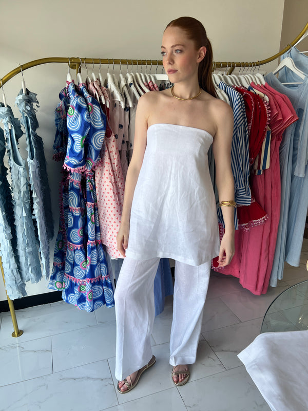Nyx Pants High-Waisted Linen Trousers