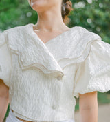 Lisse Jacquard Top
