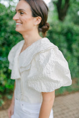 Lisse Jacquard Top