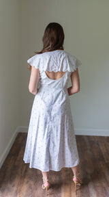 Chamomille Ditsy Scallop Dress