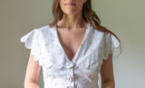 Chamomille Ditsy Scallop Dress