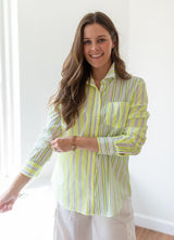 The Boyfriend Shirt - Yellow