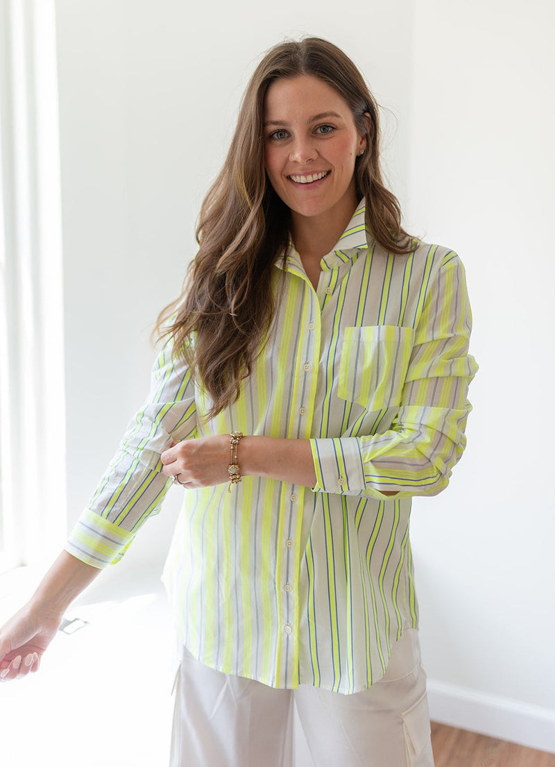 The Boyfriend Shirt - Yellow