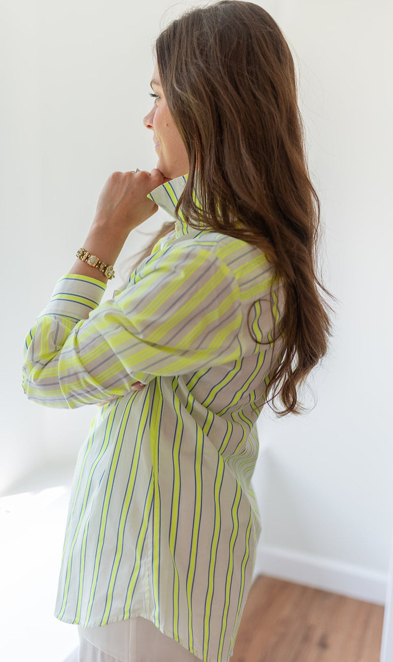 The Boyfriend Shirt - Yellow