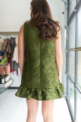Priva Jacquard Mini Dress