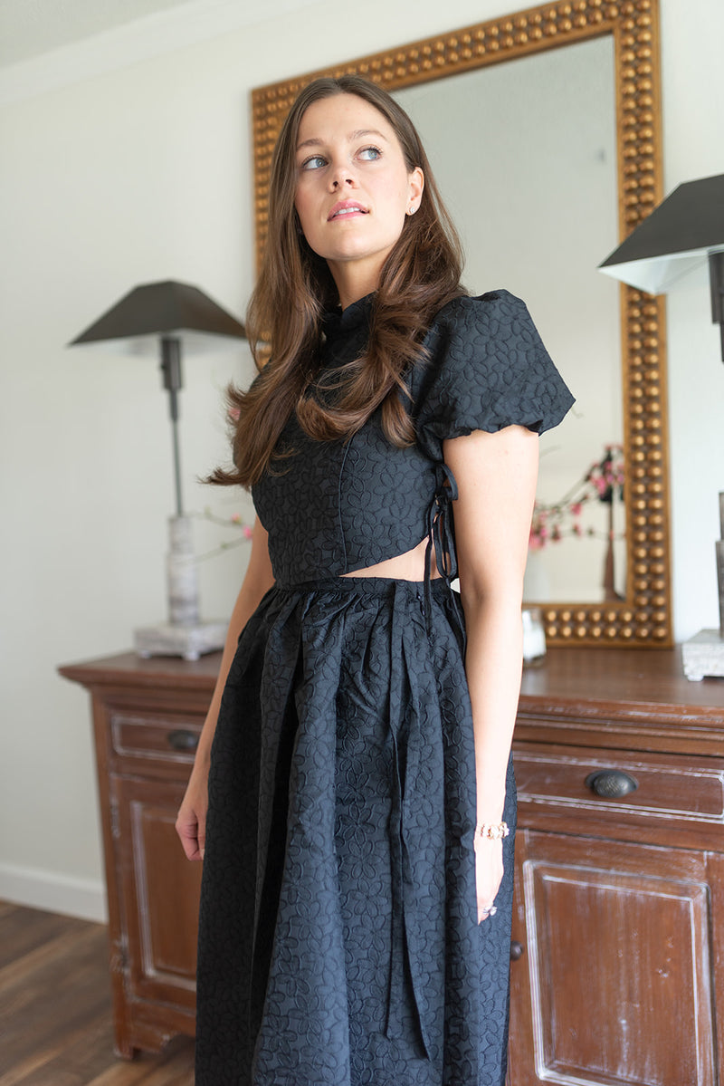 Marian Jacquard Top