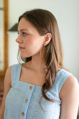 Polished Thin Hoop