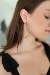 Polished Thin Hoop