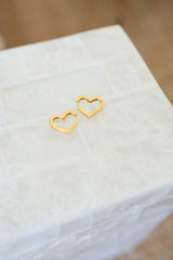 Chloe Heart Hoop