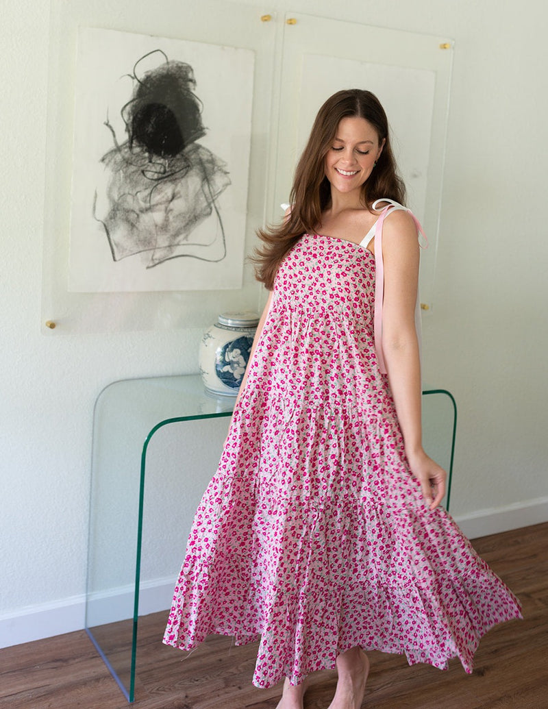 Britt Floral Tiered Dress