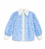 Sky Lily Embroidered Blouse