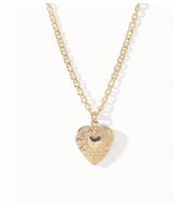 The Filigree Locket Necklace - Gold