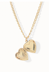 The Filigree Locket Necklace - Gold