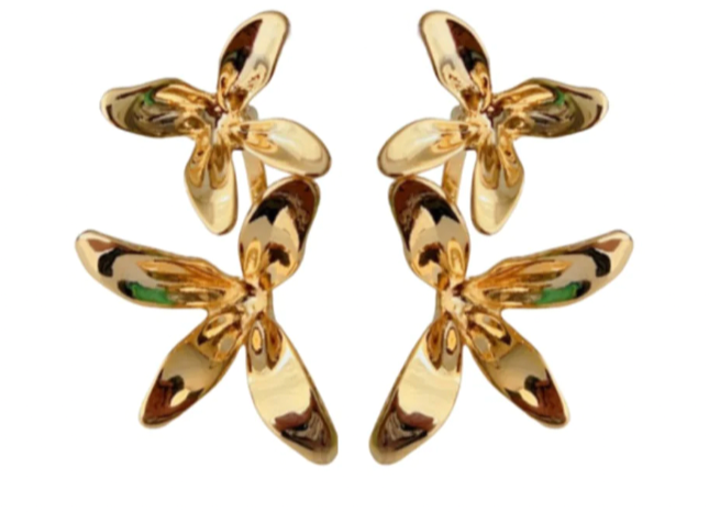 Double Bloom Earrings