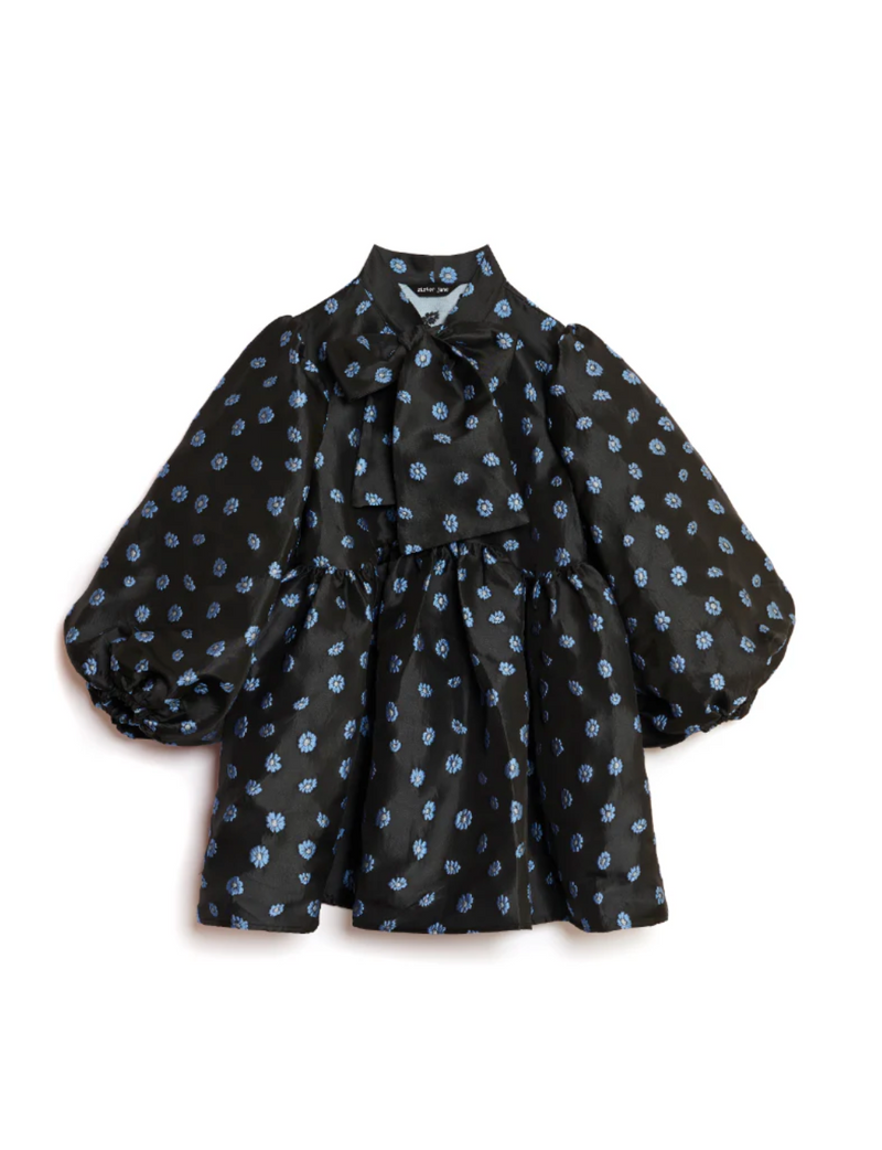 Paddle Jacquard Mini Dress